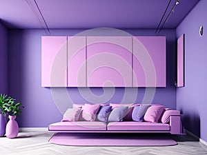 Modern, minimalist aesthetic interior design, concept