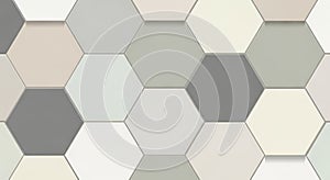 Modern Geometric Hexagon Tile Background