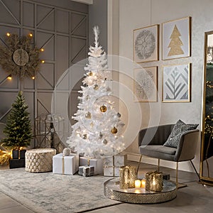 Modern Christmas interior