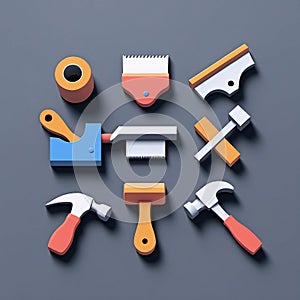 A Modern Minimalist Collection of Essential Home Improvement Hand Tools