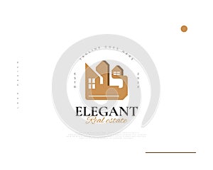 Modern and Minimalist House Logo Design for Real Estate Logo Industry