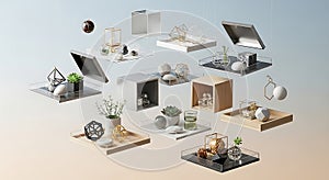 Abstract Geometric Still Life