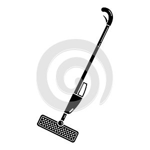 Modern mop icon, simple style