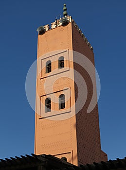 Modern mosque in Marrakech. Morocco.