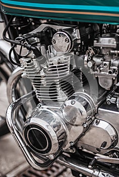 Modern motorbike engine