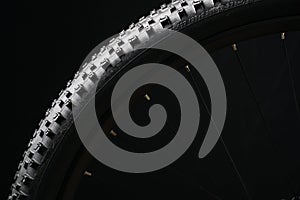 Modern MTB race mountain bike tyre