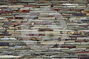 Modern Multi Color Stone, slate travertine sandstone Wall used for Background