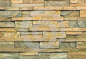 Modern Multi Color Stone, slate travertine sandstone Wall used for Background