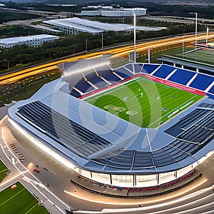 A modern, multi-purpose stadium designed to accommodate various sporting and entertainment events4