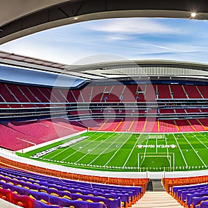 A modern, multi-purpose stadium designed to accommodate various sporting and entertainment events5