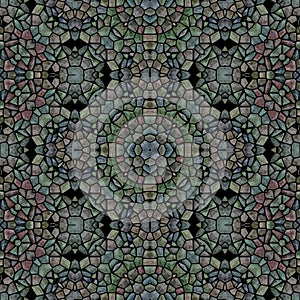 Modern multicolor seamless kaleidoscope pattern