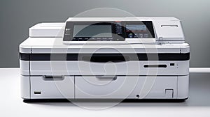 Modern multifunction office printer copier scanner technology device