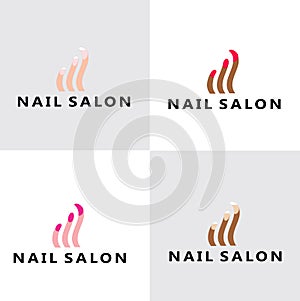 Modern Nail Salon Logo