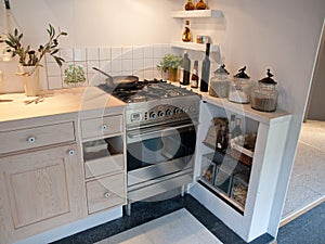 Modern neo classical wooden kitchen