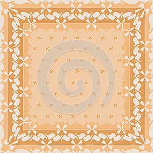 Netrivail abstract floral geometric pattern, background, frame