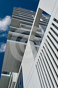 Modern new apartment building in downtown Berlin