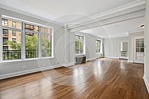 Modern new empty apartment room