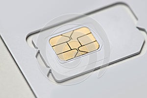 modern new smartphone sim card