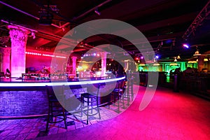 Modern night club in european style