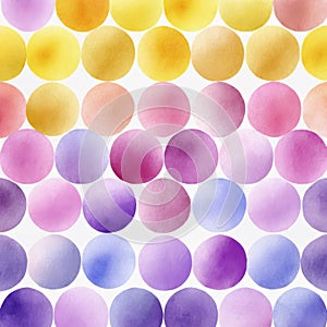 A modern nursery pattern with seamless polka dots and Easter pastel seamfree polkadots