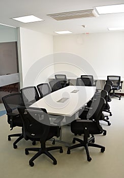Modern Office boardroom.