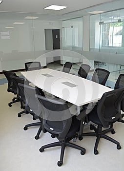 Modern Office boardroom.
