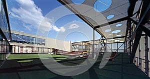 Modern office building