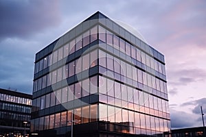 Modern office building business sustainable architecture urban project window design glass city corporate exterior