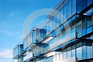 Modern office building business sustainable architecture urban project window design glass city corporate exterior