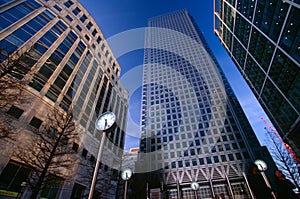 Modern office building, Canary Wharf