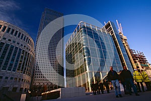 Modern office building, Canary Wharf