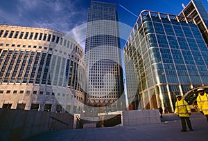 Modern office building, Canary Wharf