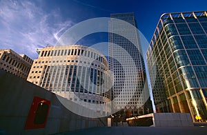 Modern office building, Canary Wharf