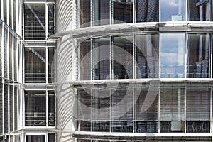 Modern office building exterior - glass facade