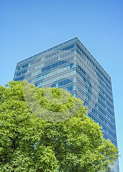 Modern Office Building Exterior View photo