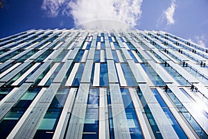 Tall Modern Office Building, Manchester UK. Prestige Location.