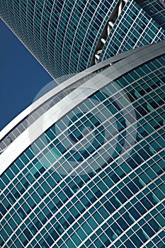 Modern office building in Moscow City