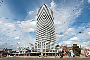 Office tower, Frankfurt Oder, Brandenburg, Germany