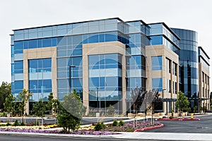 Modern office building