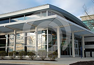Modern Office Building Storefront photo