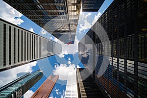 Modern Office Buildings in Downtown Toronto, Ontario, Canada