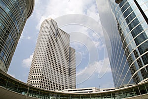 Modern office buildings in Houston