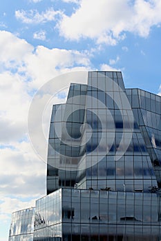 Modern office buildings and skyscraper background