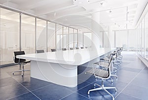 Modern office conference room interior