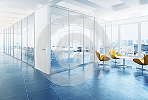 Modern office conference room interior