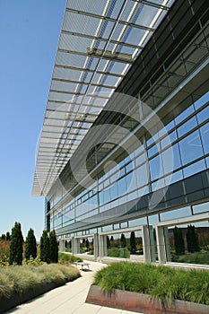 Modern Office Exterior walkway