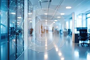 AI-Generated Office Network