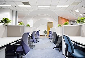 Modern office interior photo