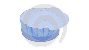 Modern Office Interior with Open-Plan Design & Employees, vector design Generative AI