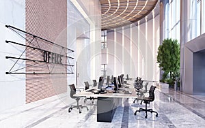 Modern office with open space